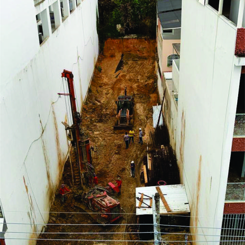 Fundação para Edifício Comercial: Engenharia e Segurança em Cada Detalhe